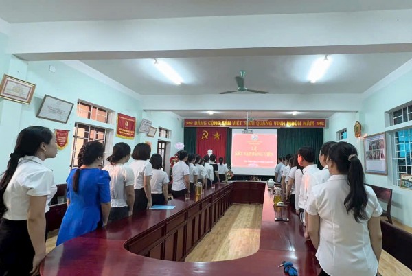 LỄ KẾT NẠP ĐẢNG VIÊN NĂM 2025