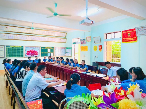 CÁC HOẠT ĐỘNG CÔNG ĐOÀN MN HOA THÀNH