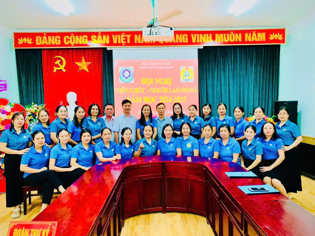 HỘI NGHỊ VIÊN CHỨC - NGƯỜI LAO ĐỘNG NĂM HỌC 2024 - 2025